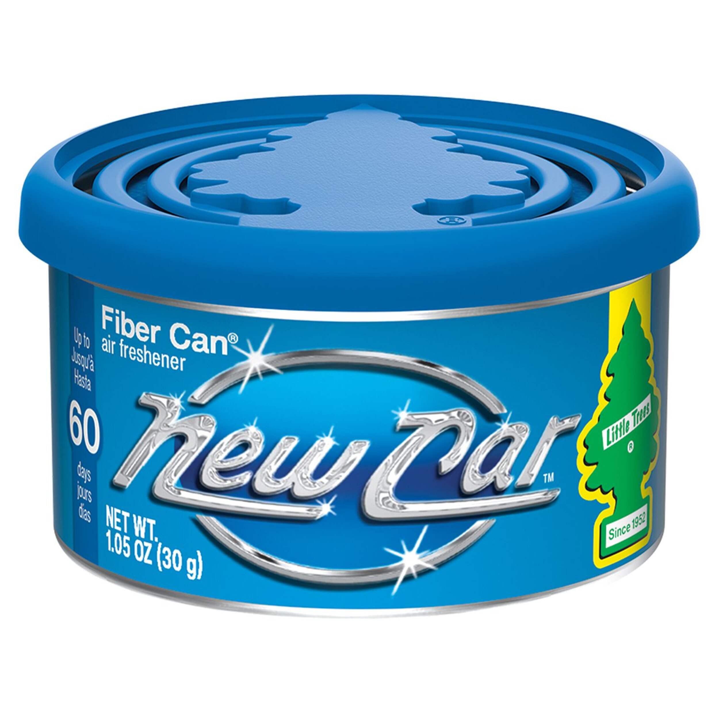 Little Trees Fiber Can Auto Air Freshener, New Car Front_Elevated