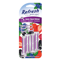 Refresh Your Car! Vent Stick Air Freshener, 4-pk Front_Flat