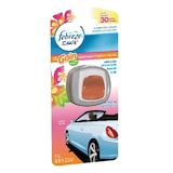 Febreze Car Odor-Fighting Air Freshener Vent Clip with Gain Scent, Island Fresh, 1 count Front_Flat