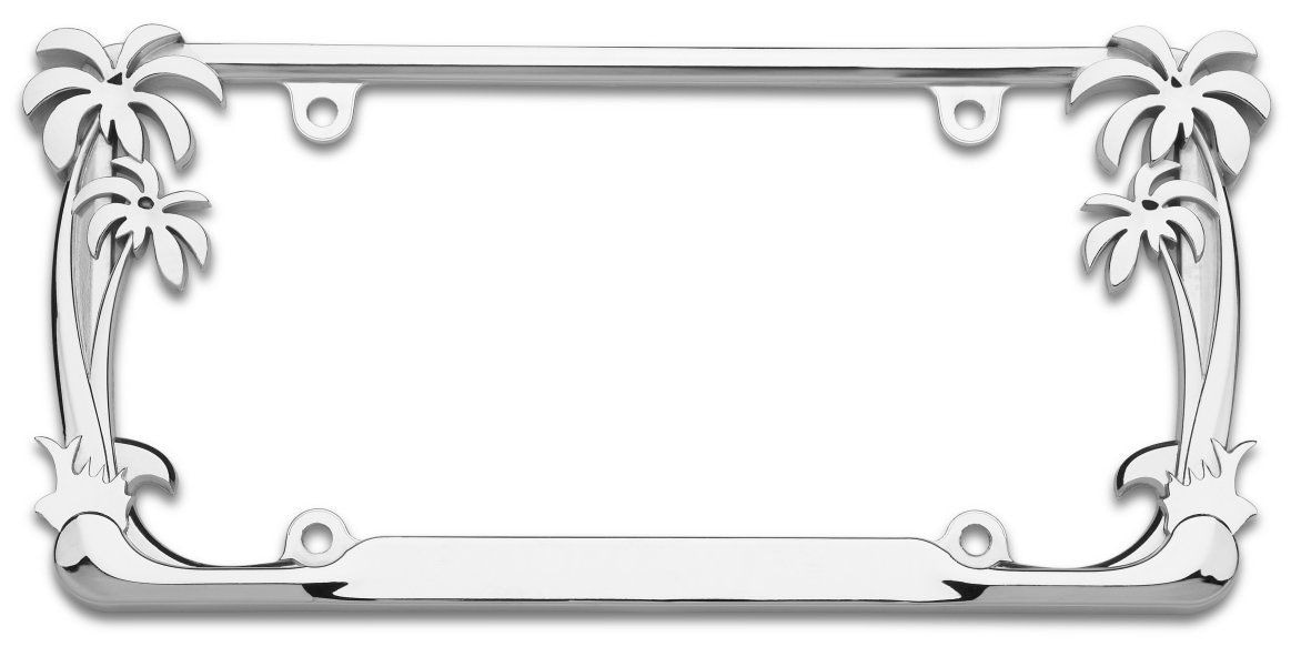 Palm Tree Design License Place Frame Canadian Tire