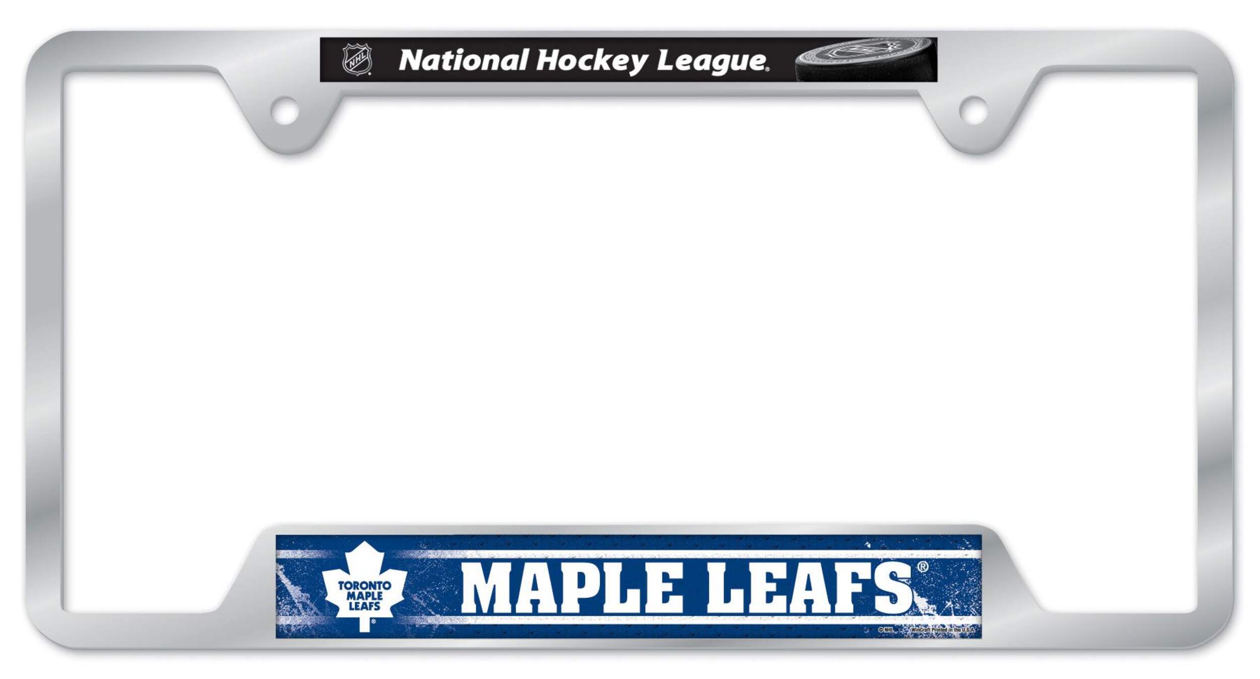 Toronto Maple Leafs License Plate Frame Front_Flat