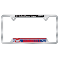 Montreal Canadiens License Plate Frame Front_Flat
