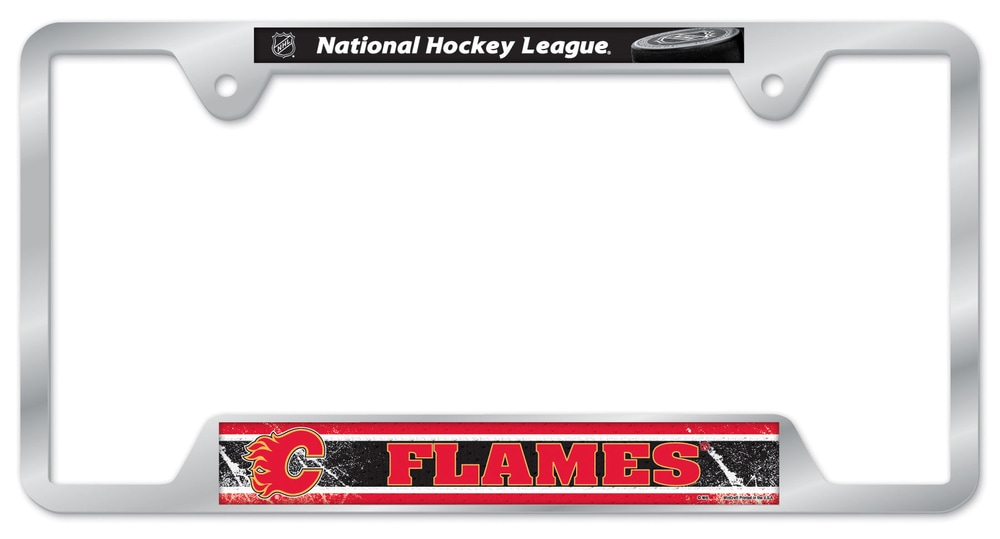 Calgary Flames License Plate Frame Canadian Tire