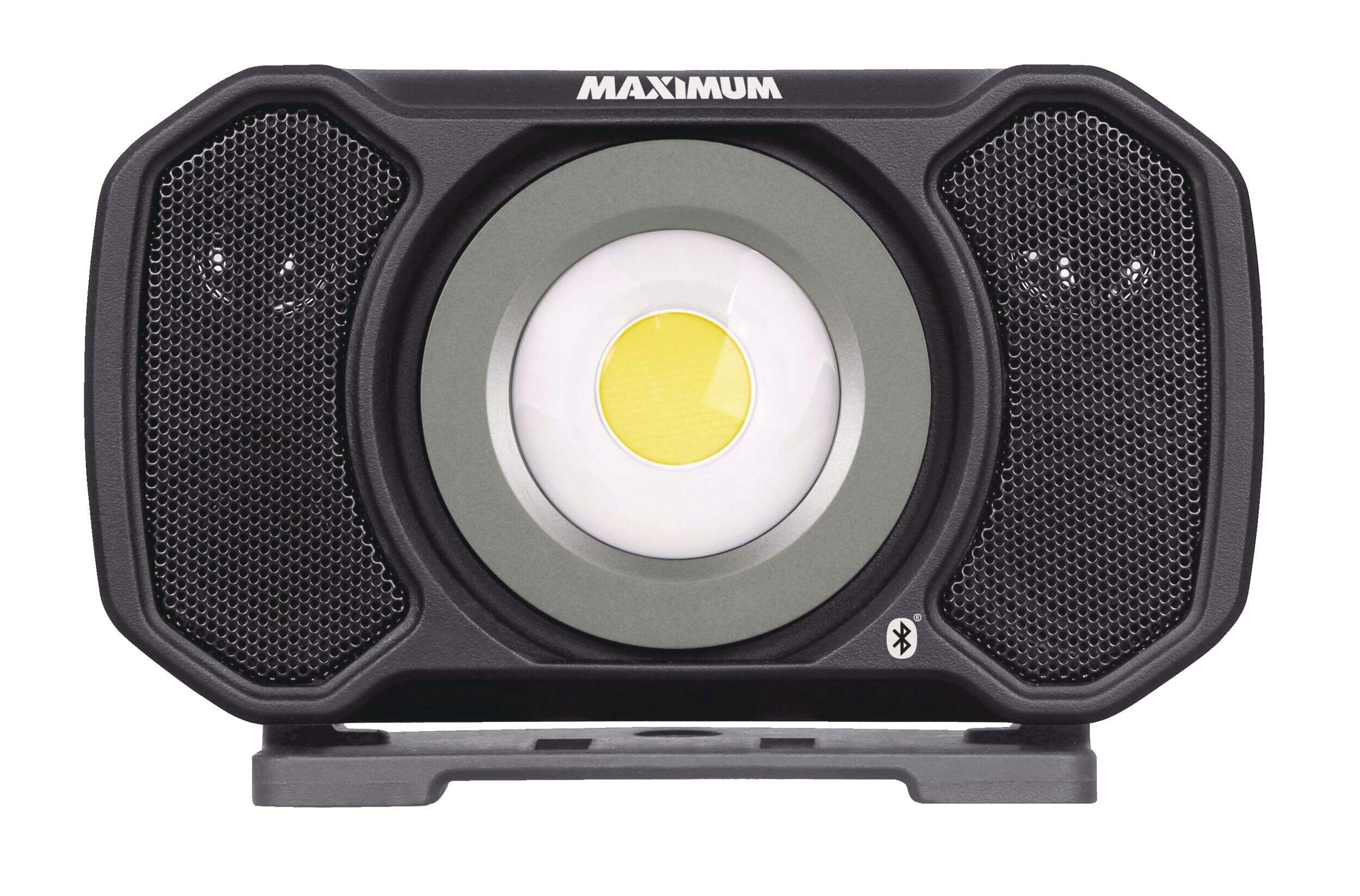 MAXIMUM LED Worklight with Built-in Bluetooth Speaker Front_Flat