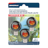 Simoniz Vent Clip Car Air Freshener, Hawaii Aloha, 3-pk Front_Flat