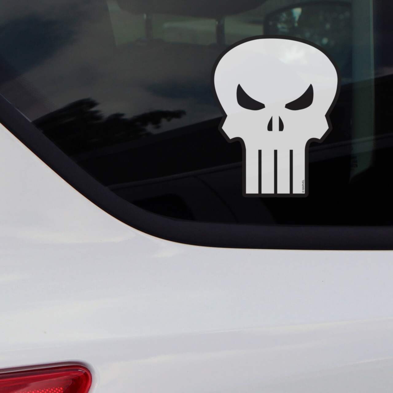 Punisher metal shop decal