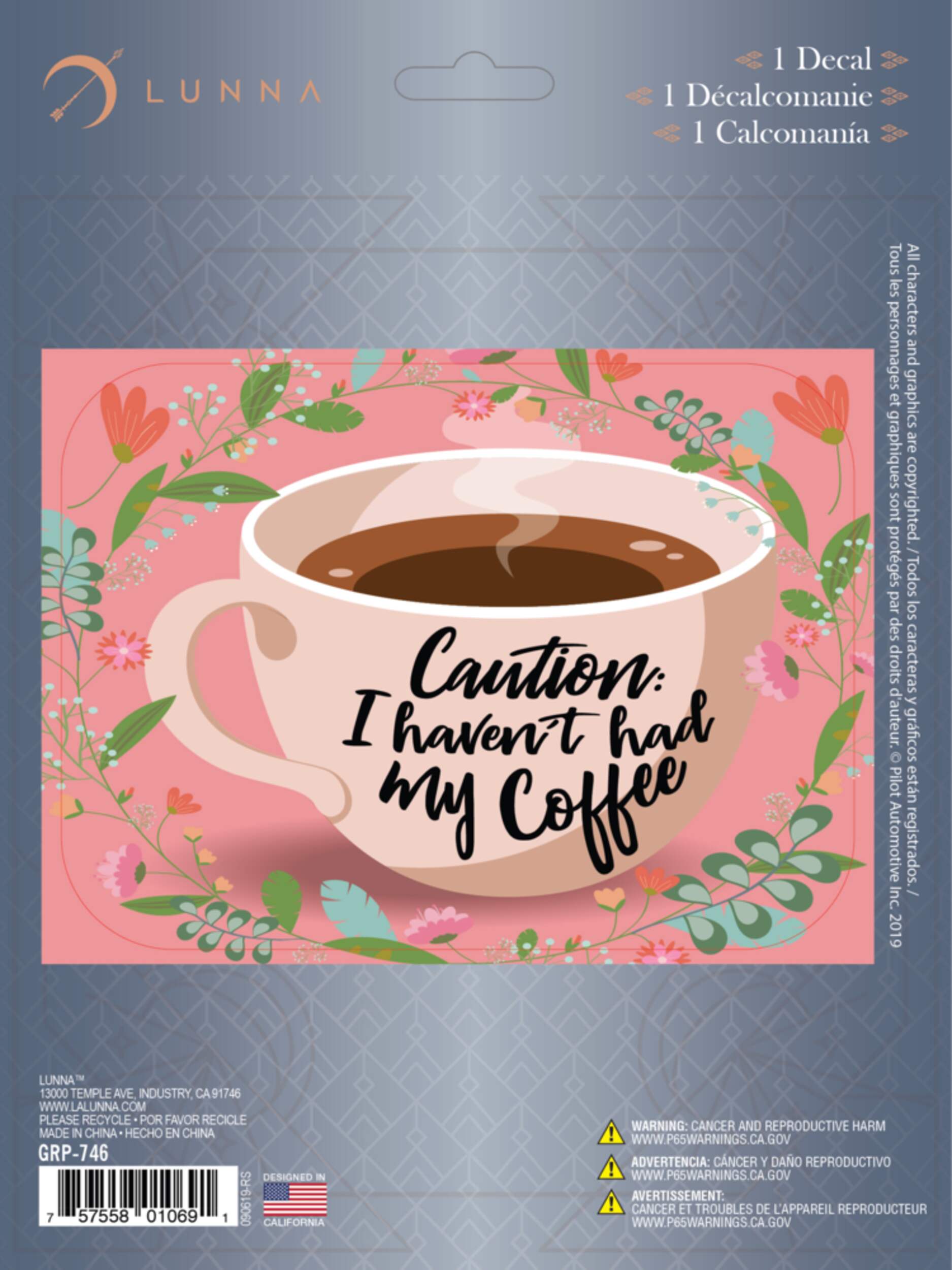 Caffeine Fix Decal Front_Flat