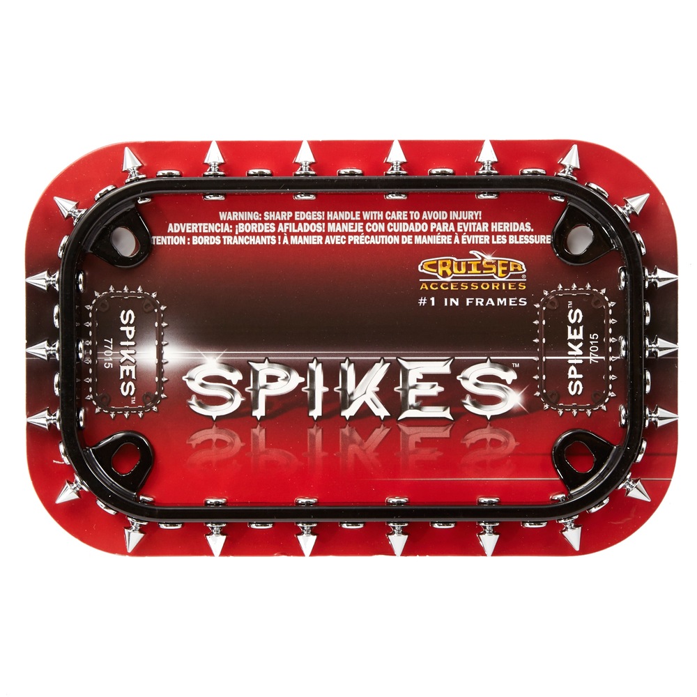 Motorcycle Spikes License Plate Frame Canadian Tire