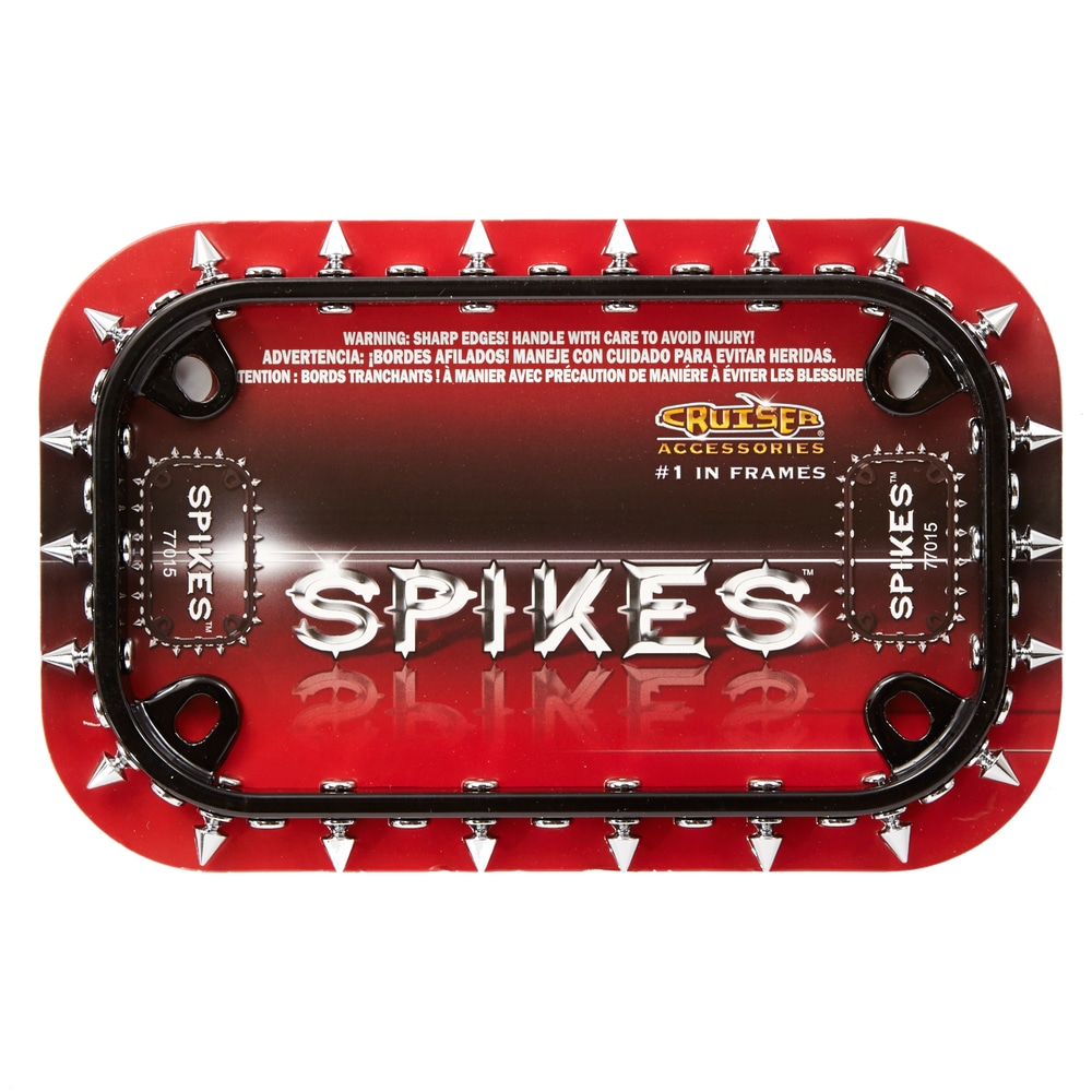 Motorcycle Spikes License Plate Frame Canadian Tire