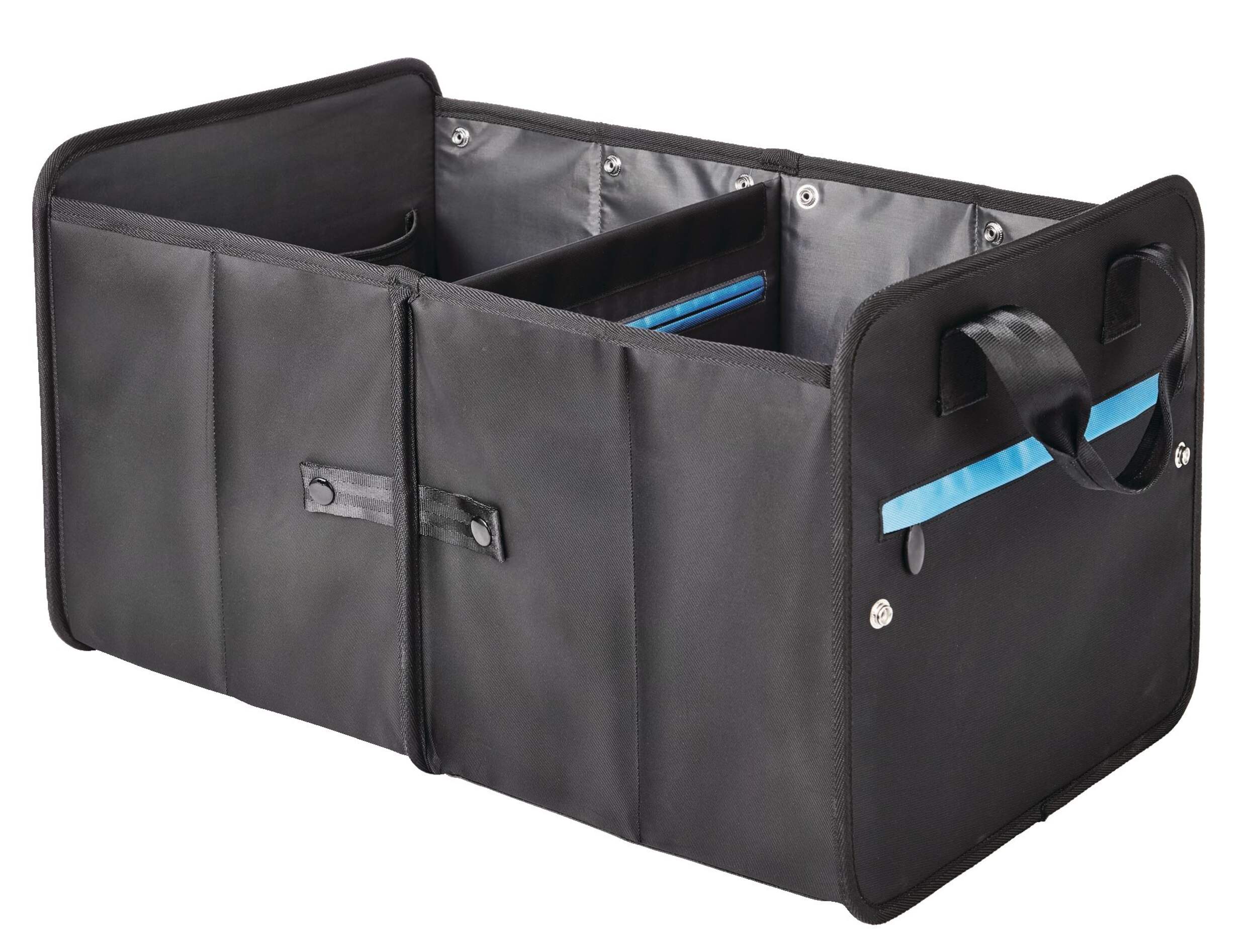 AutoTrends Trunk Organizer Front_Angled_Left