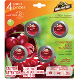 Armor All Vent Clip Car Air Freshener, Cherry Blast, 4-pk Front_Flat