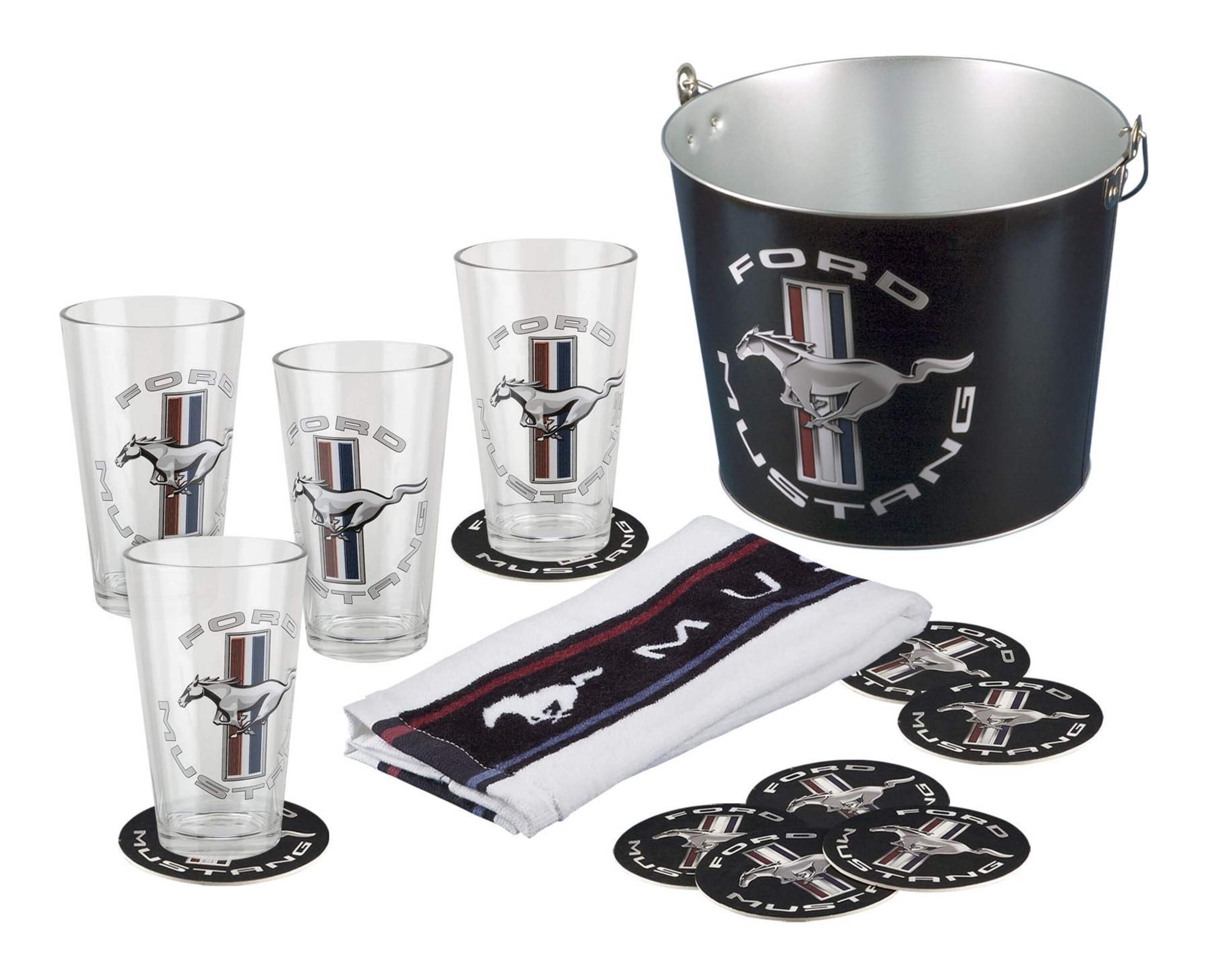 Mustang Party Bucket Set, 14-pc Composite_or_Mixed