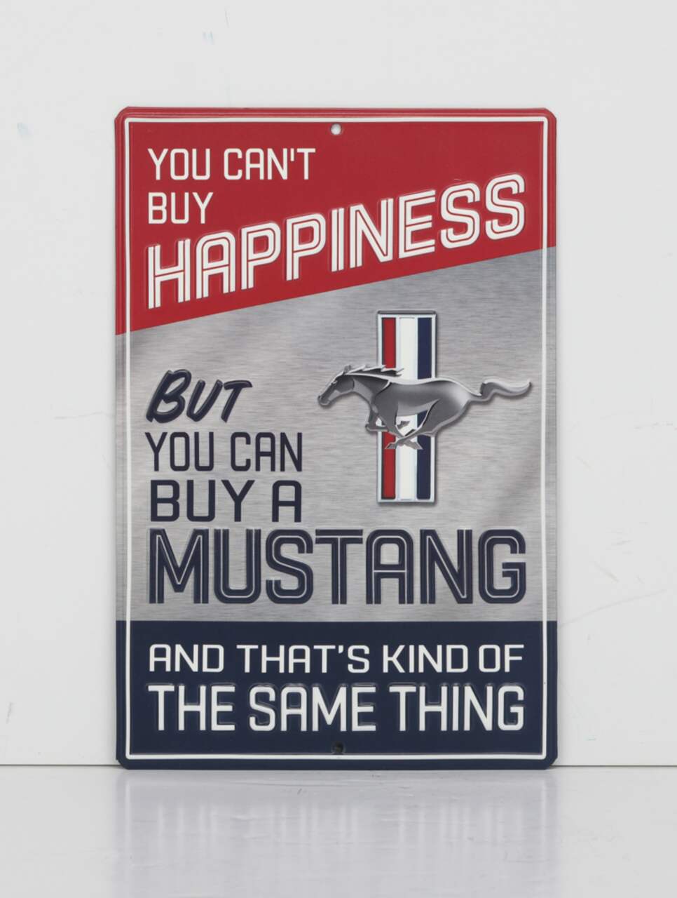 Happiness Mustang Sign