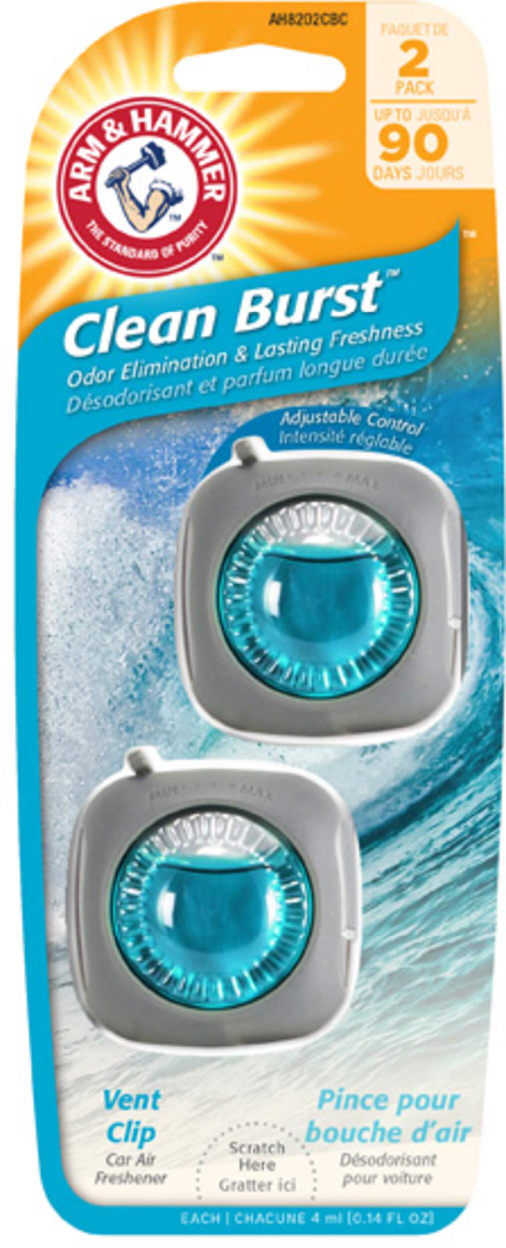 Arm & Hammer Vent Clip Air Freshener, 2pk Canadian Tire