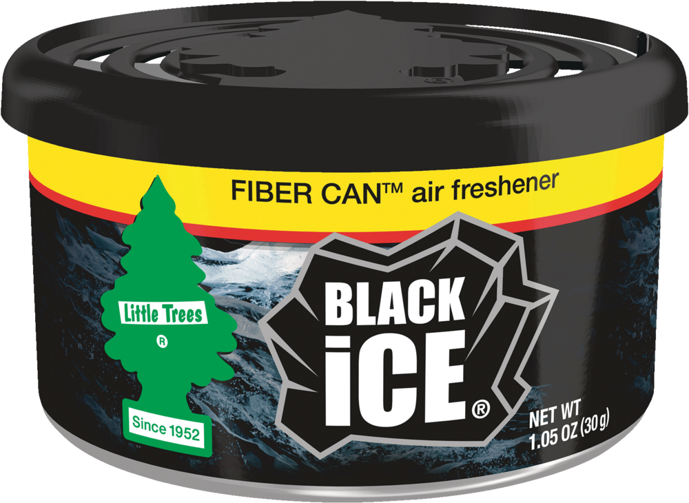 Little Trees Fiber Can Auto Air Freshener, Black Ice Canadian Tire