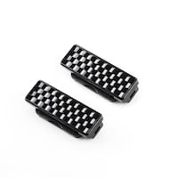 AutoTrends Seat Belt Adjuster, Universal Fit, Black, 2-pk Front_Three_Fourths_Angled_Left