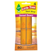 Little Trees Beach Car Vent Wrap Air Freshener, 4-pk
