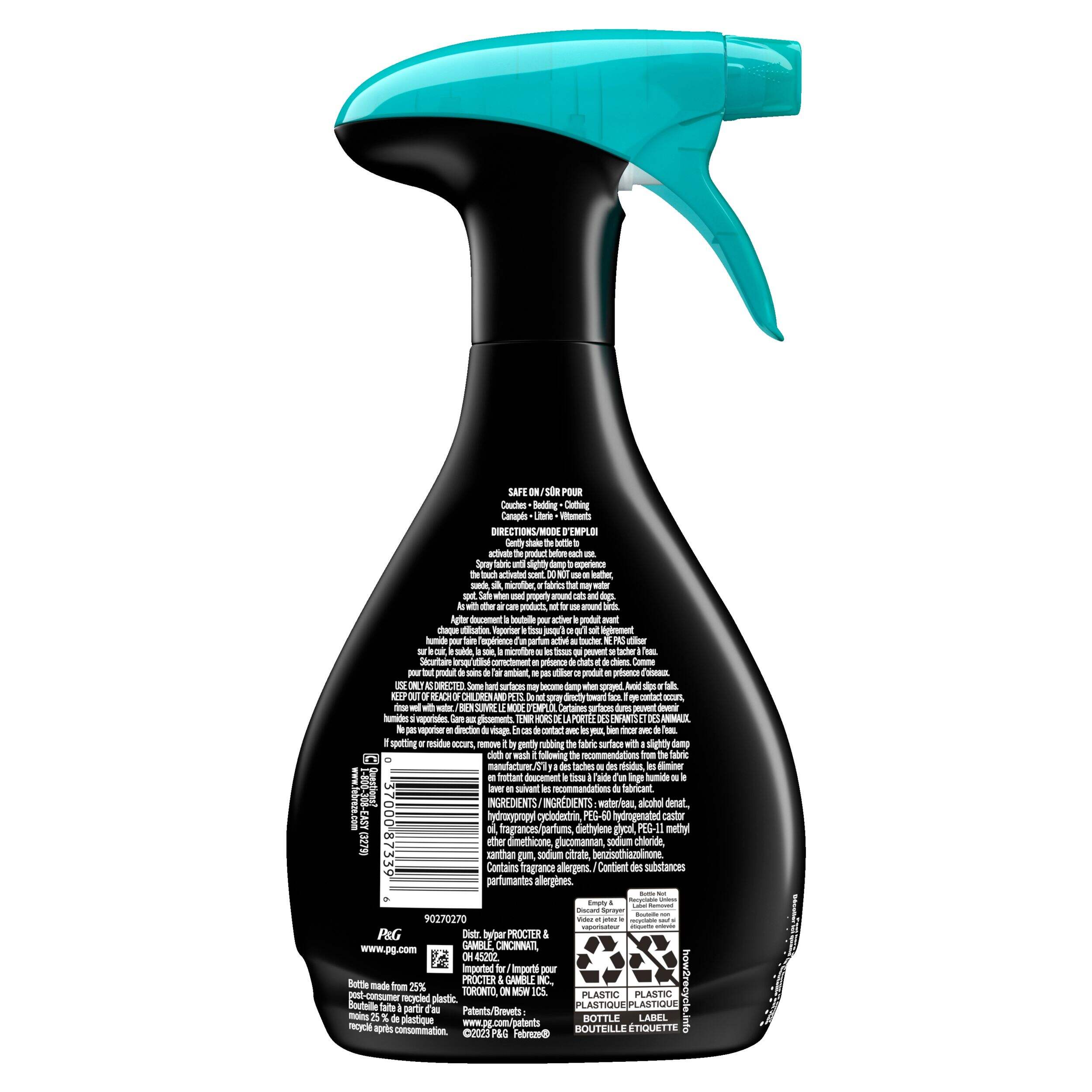 Febreze Unstopables Touch Fabric Deodorizing Spray, Fresh, 500ml