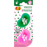 Jelly Belly Green Apple Bubble Gum Duo Mini Vent Clip Air Freshener, 2-pk Front_Flat