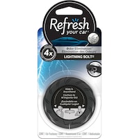 Refresh Your Car! Discrete Ring Lightning Bolt Air Freshener