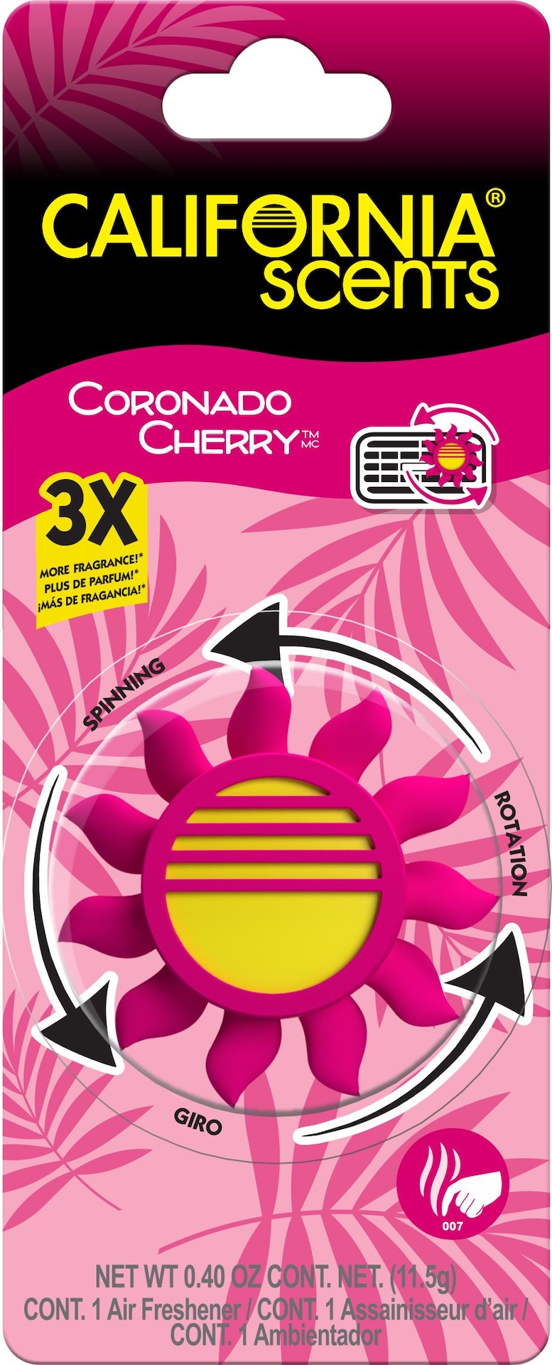 California Scents Coronado Cherry Spinner Air Freshener Canadian Tire
