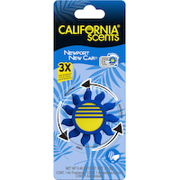 California Scents Newport New Car Spinner Air Freshener Front_Flat