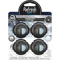 Refresh Your Car! Lightning Bolt Ice Storm Mini Diffuser, 4-pk