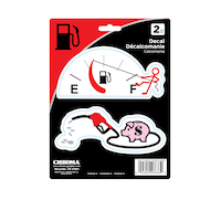 Décalcomanie autoadhésive en vinyle Chroma, Gas, ens. 2