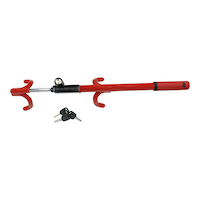 MotoMaster Twin Hooks Steering Wheel Lock Composite_or_Mixed