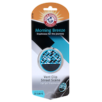 Assainisseur d'air pour bouche d'aération de véhicule Arm & Hammer, Morning Breeze