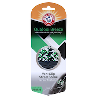 Arm & Hammer Outdoor Breeze Vent Clip Car Air Freshener Front_Flat