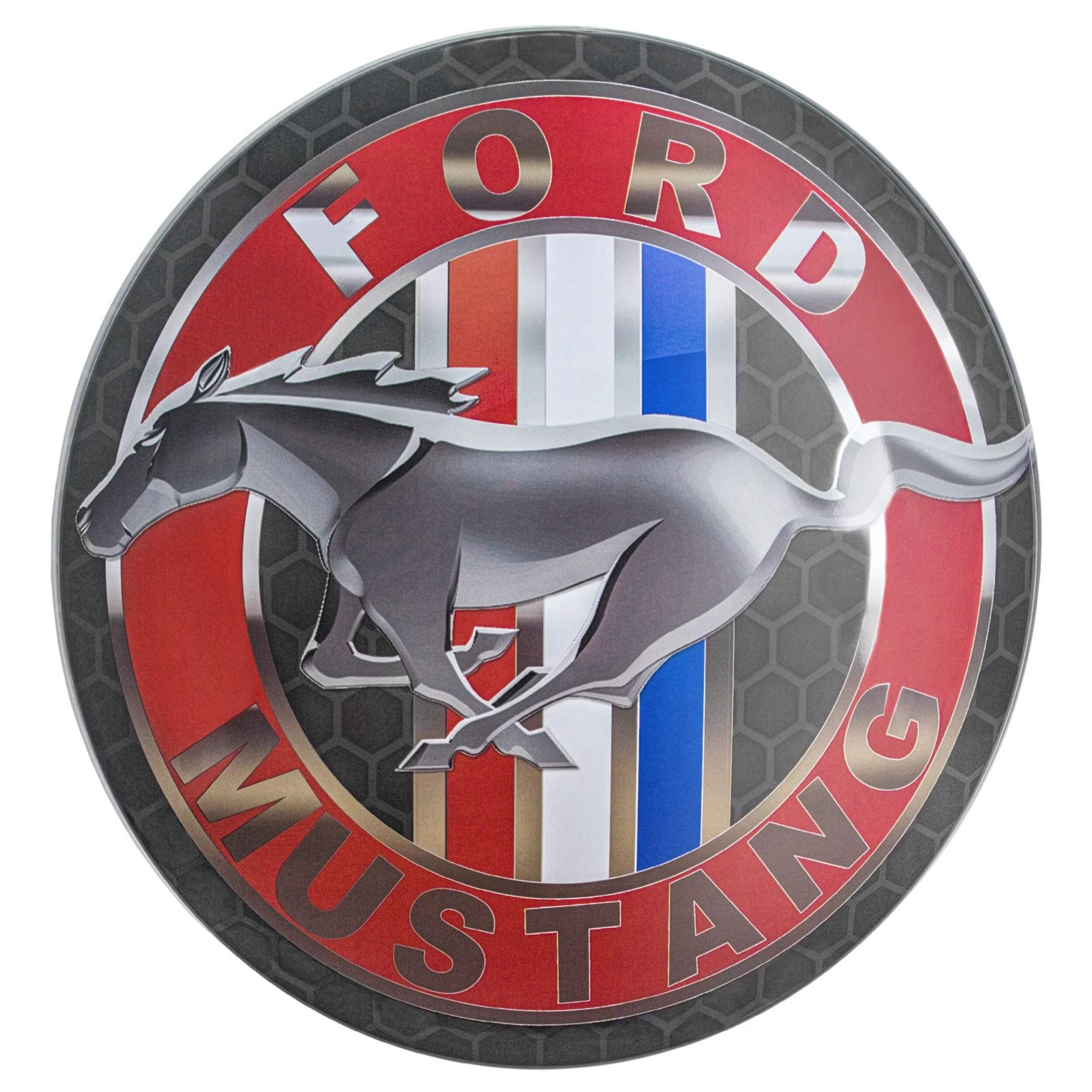 Dôme décoratif Ford Mustang Front_Flat