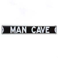 Man Cave Steel Street Sign