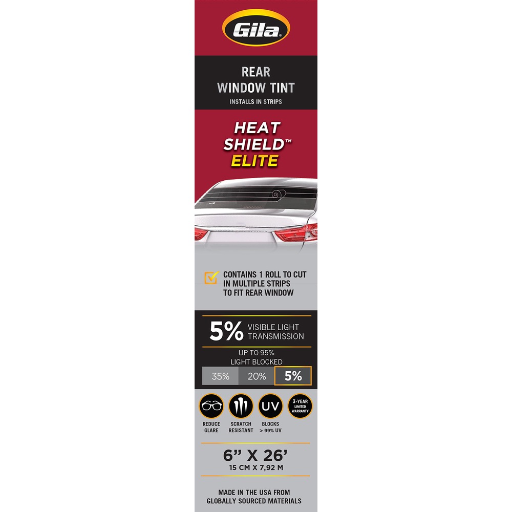 Gila Heat Shield Elite Ceramic 5 VLT Rear Window Tint Canadian Tire