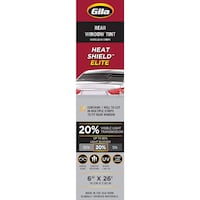 Gila Heat Shield Elite Ceramic 20% VLT Rear Window Tint Front_Flat