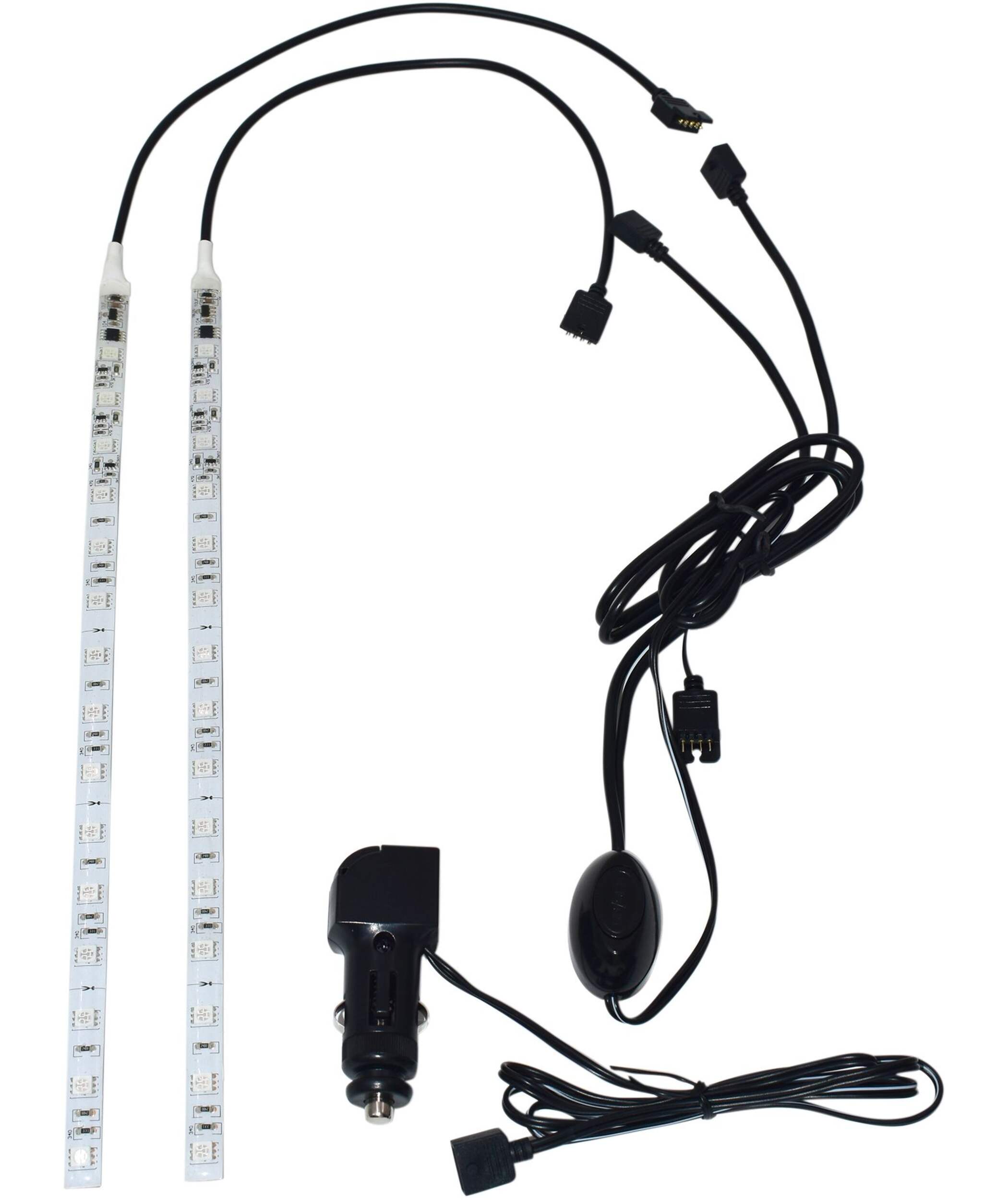 12V Multi-Colour Light Strips with Inline Controller Composite_or_Mixed