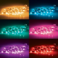Merkury RGB LED Light Strip with Bluetooth, 2-m Composite_or_Mixed