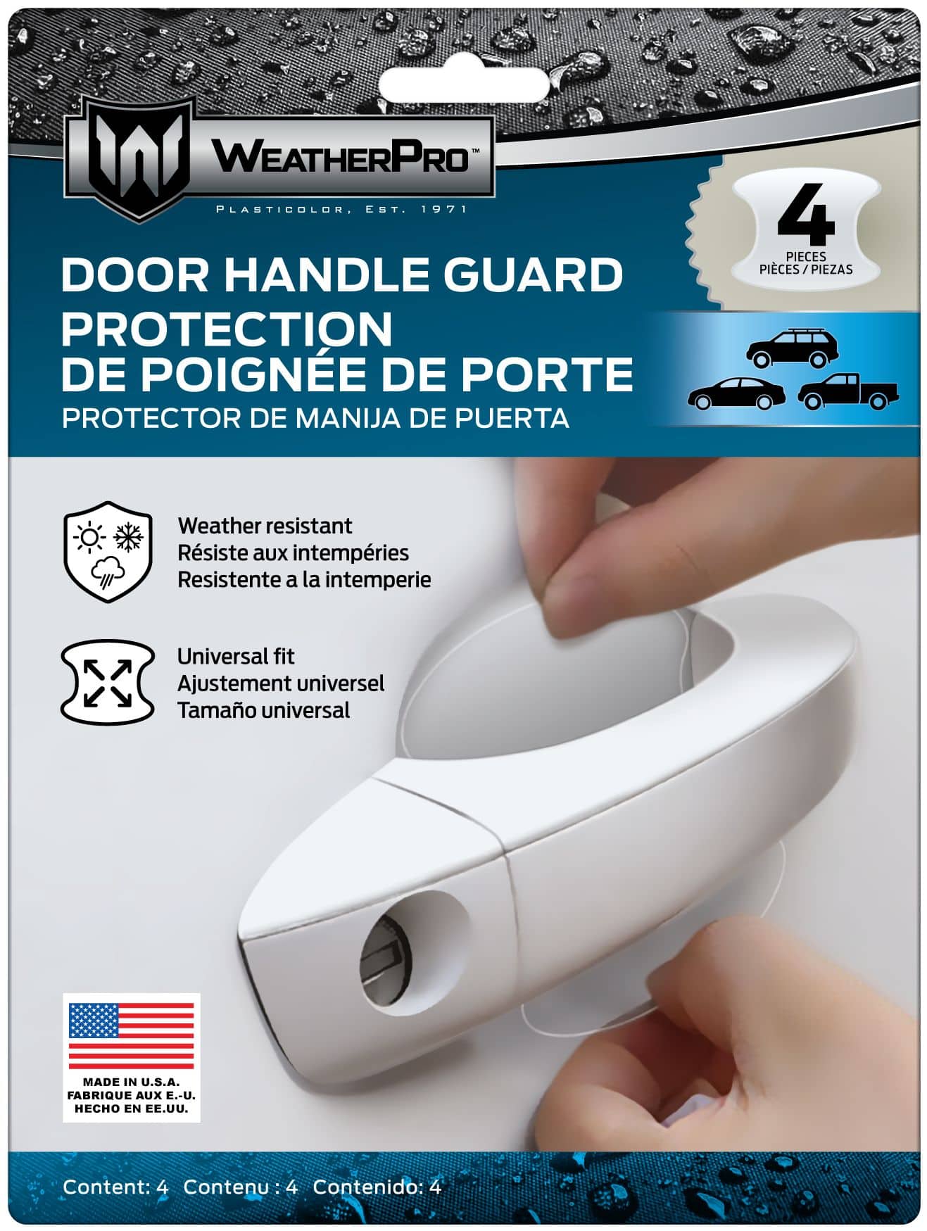 Car Door Handle Cover Door Bowl Protector Molding Trim Stickers