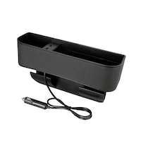 AutoTrends 12V Seat Wedge Cup Holder Front_Three_Fourths_Angled_Left