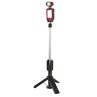 MotoMaster 2000 Lumens Tripod Work Light Front_Three_Fourths_Angled_Left