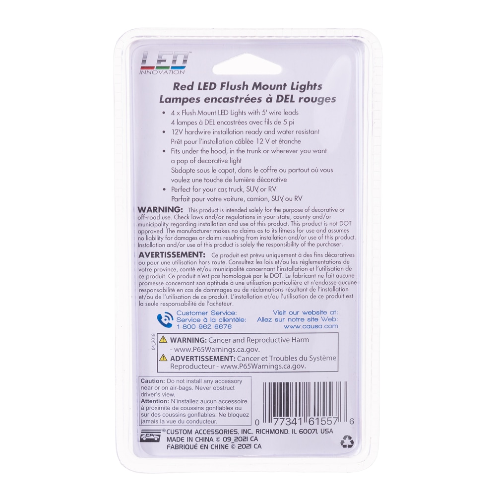 Custom Accessories LED Innovations Micro Dash Light, 4pc Canadian Tire