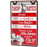 Garage Tin Sign Front_Angled_Left