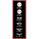 Chevrolet Corvette Evolution Wood Sign Front_Flat