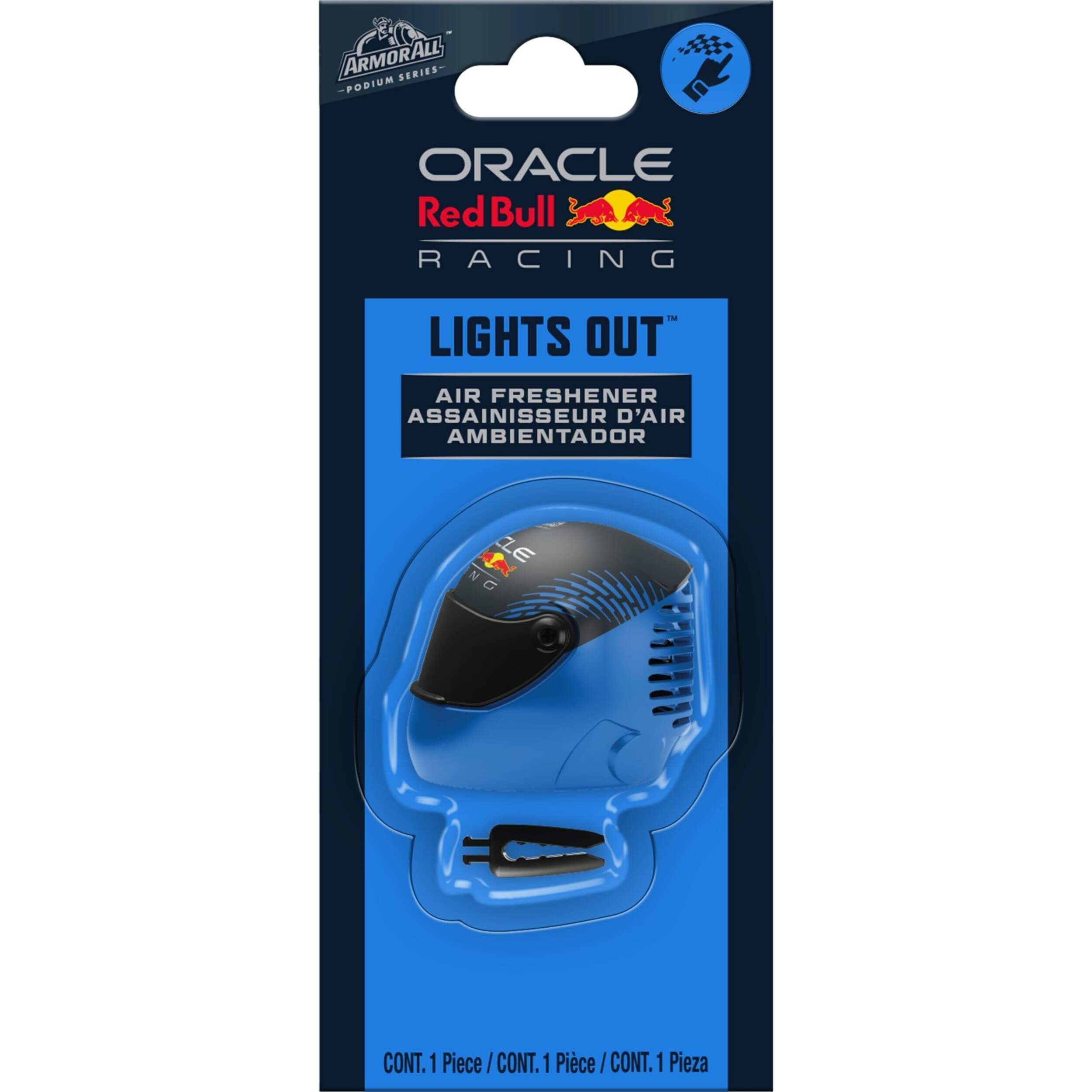 Armor All Helmet Lights Out Vent Clip Air Freshener Front_Flat
