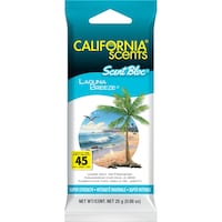 California Scents Scent Block Laguna Breeze Under Seat Air Freshener Front_Flat