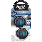 Refresh Your Car! Dual Scent New Car/Cool Breeze Vent Clip, 2-pk Front_Flat