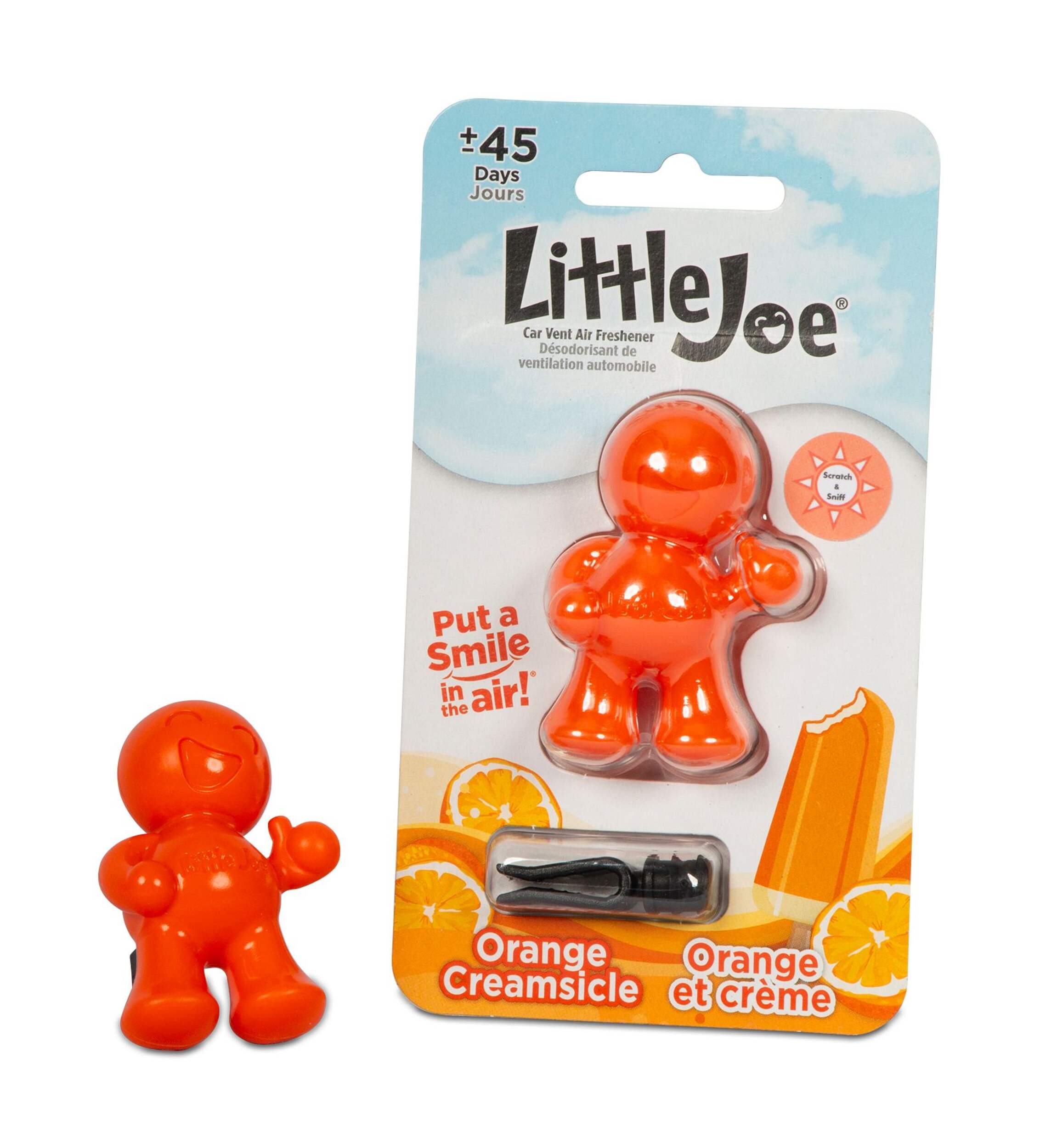 Little Joe Orange Blossom Car Vent Air Freshener Front_Flat