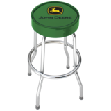 Tabouret de bar John Deere, vert Front_Elevated