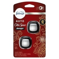 Febreze AUTO Air Freshener Vent Clip Old Spice Swagger Scent, 4.4 mL, Pack of 2 Front_Flat