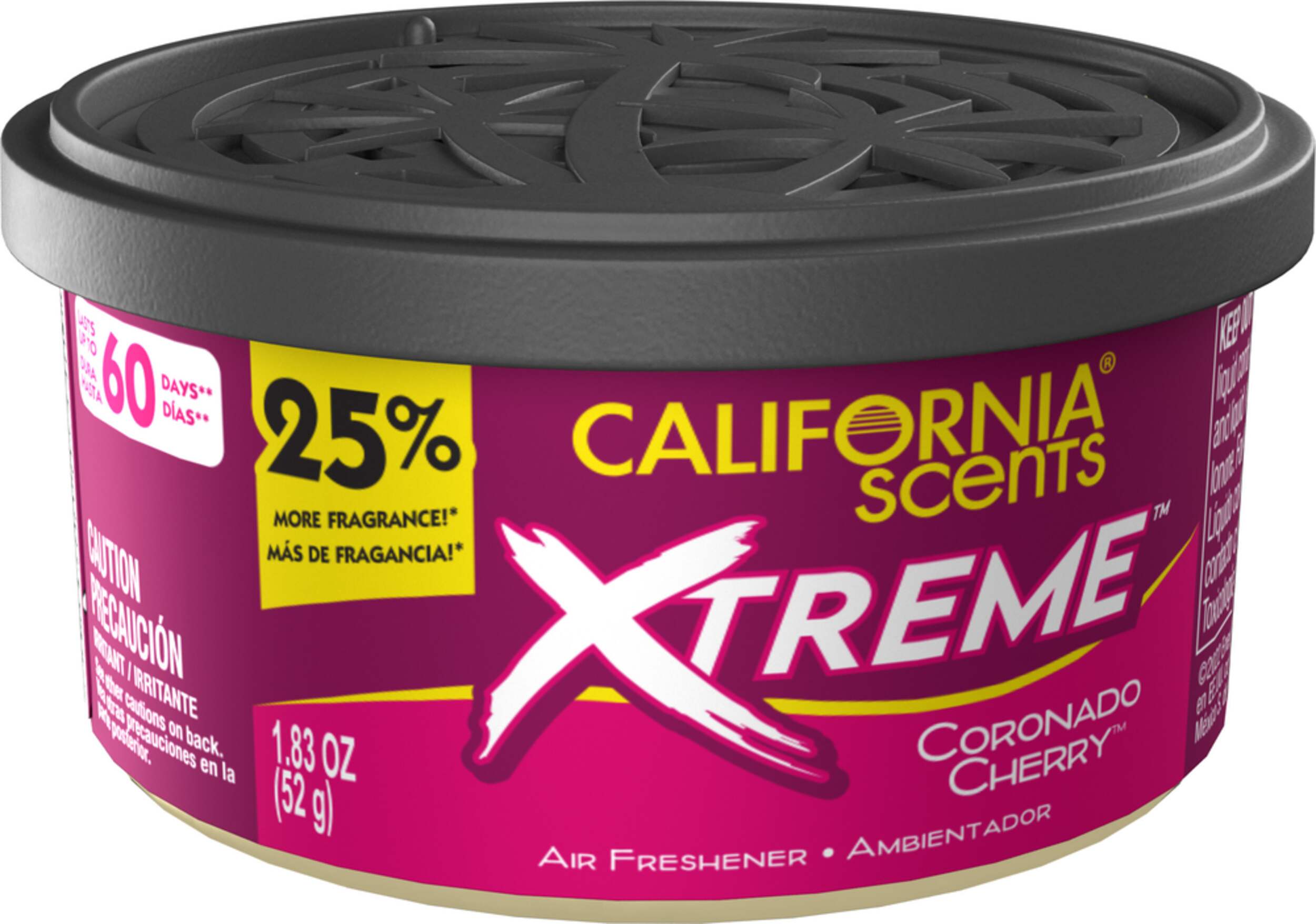 California Scents Xtreme Can Air Freshener, Coronado Cherry Air Front_Elevated